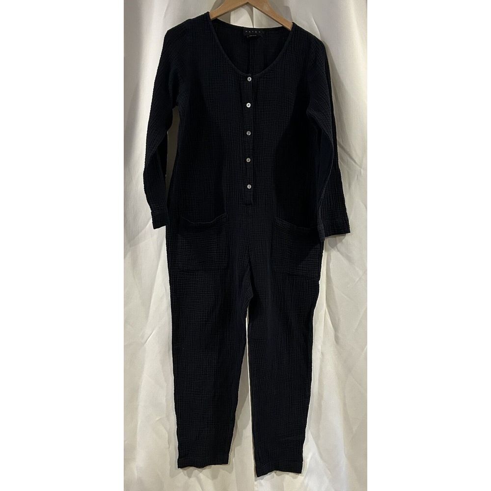 Hatch The Softest Gauze‎ Nursing Jumpsuit Black One Size